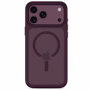 Tech-Protect Magmat MagSafe CC dėklas iPhone 18 Pro Max / 17 Pro Max, matinis bordo