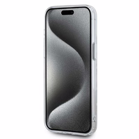 Karl Lagerfeld IML Monogram Karl & Choupette Head MagSafe dėklas iPhone 15 Pro Max - skaidrus