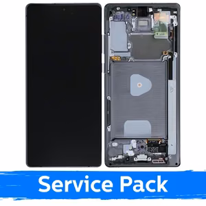 Ekranas skirtas Samsung N980 Note 20 su rėmeliu / Mystic Grey / (Service Pack)