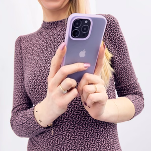 Kingxbar Plain Series dėklas telefonui iPhone 13 Pro Max silikoninis dėklas rožinis