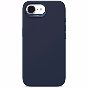 Decoded Silicone Backcover dėklas with MagSafe iPhone 16e - tamsiai mėlynas mėlynas