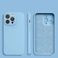 Silicone dėklas Samsung Galaxy A14 5G / Galaxy A14 - šviesiai mėlynas