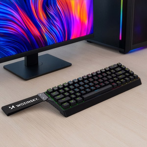"Wozinsky" WKGP-1165 mechaninė žaidimų klaviatūra su RGB apšvietimu - juoda