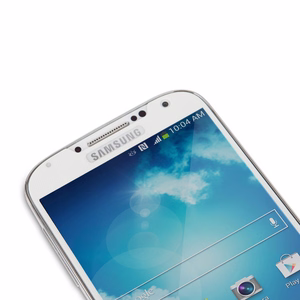 Moshi iVisor XT daugkartinė visą ekraną dengianti apsauginė plėvelė, skirta Samsung Galaxy S4, baltu rėmeliu