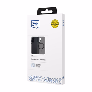 "3mk Smoke MagCase" dėklas "Samsung Galaxy A37" - pilkas permatomas