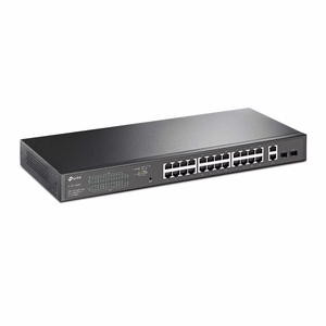 TP-Link 28 priev. gigabitų lengvai valdomas komutatorius su 24 priev. PoE+