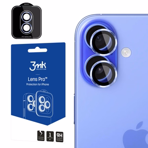 3mk Lens Protection Pro закалённое стекло для iPhone 17 - синее