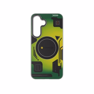 FORCELL F-PROTECT Lygiai su dviejų sluoksnių 4D technologija, militarinio kritimo testo suderinamas su MagSafe SAMSUNG S25 PLUS - cyber žalias