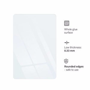 Apsauginis stiklas mėlynas - SAMSUNG Galaxy Tab S9+ 12.4"