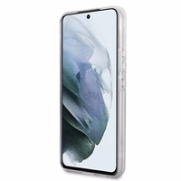 Karl Lagerfeld Choupette Eat dėklas telefonui Samsung Galaxy S22+ – rožinis