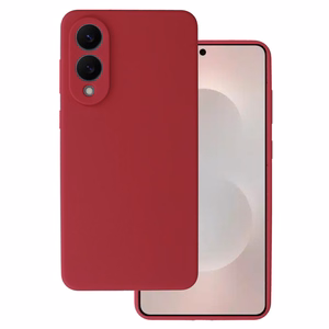 Silikoninis Lite dėklas Samsung Galaxy S25 Edge bordo