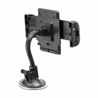 Automobilinis universalus telefono laikiklis Forcell (17cm) Long arm tvirtinamas ant stiklo, juodas