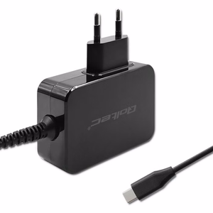 Qoltec 52386 GaN Power Pro Įkroviklis 65W USB-C Juodas