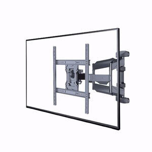 Gembird WM-75ST-01 televizoriaus laikiklis 190,5 cm (75") Juoda