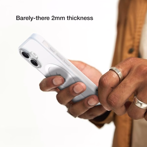 Incase Slim Case dėklas su MagSafe, skirtas iPhone 16 Plus, skaidrus