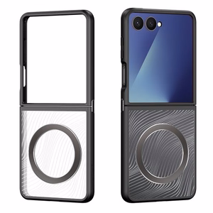 Telefono dėklas Dux Ducis Aimo Mag Samsung F731 Z Flip5 juodas