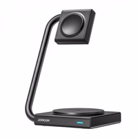 Belaidis Įkroviklis Joyroom "JR-WQN05 2in1" Juodas 15W (iPhone / Apple Watch)