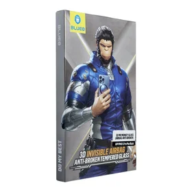 LCD apsauginis stikliukas 5D Mr. Monkey Glass (Airbag Anti-Broken) Apple iPhone 15 Pro Max juodas