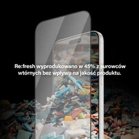 PanzerGlass Re:fresh stiklas iPhone 15 Pro su pozicionieriumi