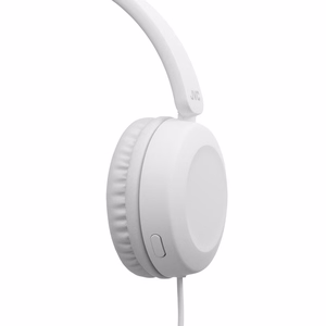 JVC HAS-31 WE laidinės ant ausų dedamos ausinės su valdikliu ir mikrofonu, baltos
