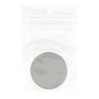 Metalo plokštelė magnetų laikikliams - apvali 40 mm sidabro spalvos