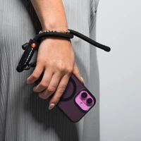 FORCELL F-DESIGN R10X40 riešo telefono virvelė su reguliuojamu ilgiu (maks. 20cm kilpoje) juoda