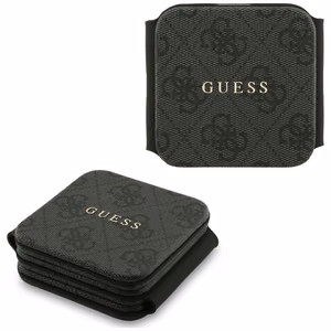 Belaidis įkroviklis 3in1 suderinamas su MagSafe 15W GUESS GUE005639 juodas