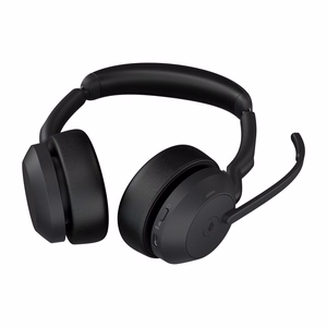 Jabra 25599-999-899 ausinukas/ragelė belaidis ant galvos biurui/skambučių centrui Bluetooth su krovimo stovu juodas