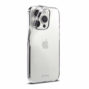 Crong Crystal Slim Cover dėklas, skirtas iPhone 15 Pro Max, skaidrus
