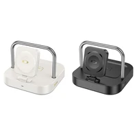 Belaidis įkroviklis Hoco 3in1 3A 5W, suderinamas su Apple Watch CQ16A, balta spalva