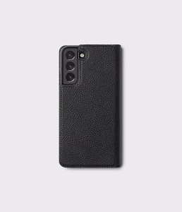 Ringke Folio Signature atverčiamas odinis dėklas Samsung Galaxy S22 + (S22 Plus) juodas (FSS118R262)