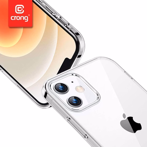 Crong Crystal Slim dėklas, skirtas iPhone 12 / iPhone 12 Pro, skaidrus
