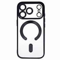 Metalinis Magsafe dėklas iPhone 17 Pro Max juodas