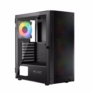 Logic ARAMIS ARGB MINIDI USB 3.0 kompiuterio korpusas, juodas