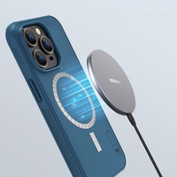 Dėklas Nillkin Super Frosted Shield Pro Magnetic Apple iPhone 14 Pro Max mėlynas