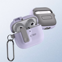 Tech-Protect Slim Hook dėklas AirPods 4 - violetinis