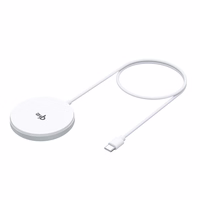 "Forever MAWC-300" magnetinis belaidis įkroviklis Qi2 15W sidabrinis