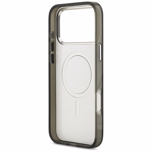 Karl Lagerfeld IML akvarelės Karl ir logotipo magnetinis dėklas telefonui iPhone 17 Pro Max - juodas