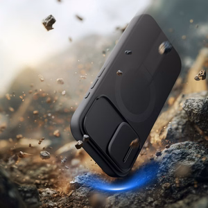 Tech-Protect Kevlar Aura Magnetinis dėklas telefonui iPhone 17 - juodas