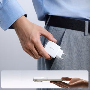 Įkroviklis Joyroom Super Slim (TCF14) (1xUSB-C;1xUSB 3A 20W) baltas