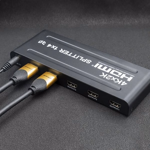 Qoltec 51798 aktyvus HDMI skirstytuvas 4 x HDMI 4K x 2K | 3,4 Gb/s