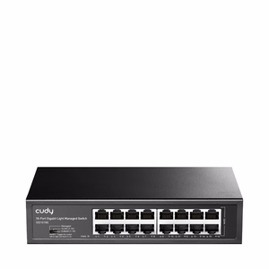 CUDY GS1016E 16 prievadų gigabito šviesos jungiklis