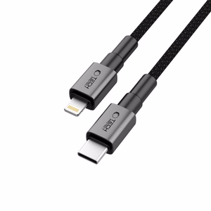 Tech-Protect Ultraboost DNA USB-C / Lightning PD27W/3A laidas 25 cm - pilkas