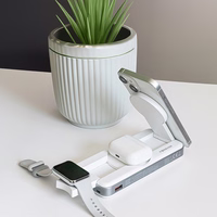 "Forever" belaidis maitinimo bankas MATB-300 10000 mAh magnetinis 3in1 baltas