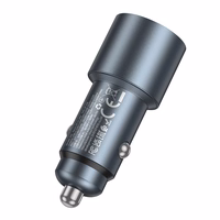 Automobilinis įkroviklis Hoco USB A + USB C PD QC3.0 48W Z60 juodas