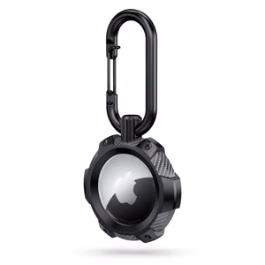 Tech-Protect TPUCarbon dėklas Apple AirTag - juodas
