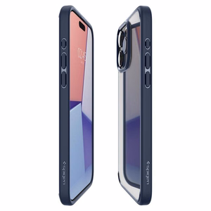 Spigen Ultra Hybrid dėklas iPhone 16 Pro Max telefonui – mėlynas