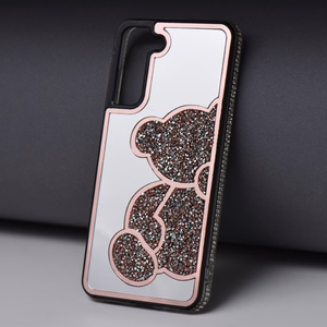TEDDY BEAR dėklas telefonui SAMSUNG A54 rožinis