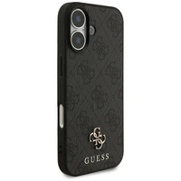 GUESS dėklas telefonui IPHONE 17, suderinamas su MagSafe GUHMP17SP4SM4MK (PU 4G Small 4G ir Classic), juodas