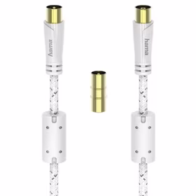 HAMA ANTENOS LAIDAS 120DB BALTAS 3M 1122447